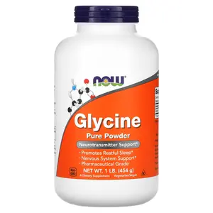 NOW Foods Glycine, Pure Powder, 1 lb (454 g)