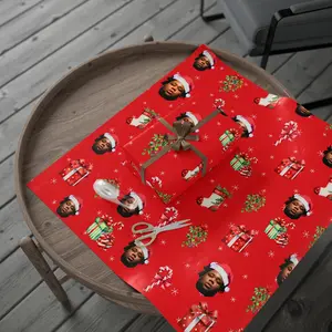 Rod Wave Wrapping Paper for Christmas Gifts - Custom Holiday Gift Wrap in 3 Sizes with Matte or Glossy Finish for Fans