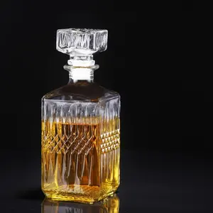 Glass Carafe Wine Decanter & Pourer Set