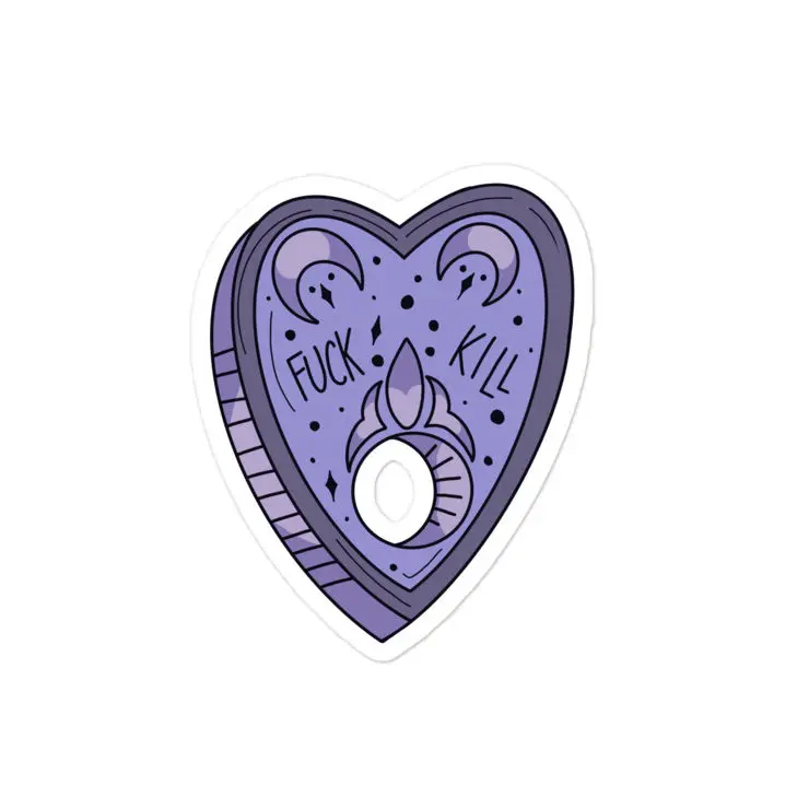 Naughty Planchette Sticker