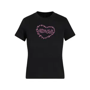 WORN IN JERSEY T-SHIRT | WASHED ONYX SKIMS HEART