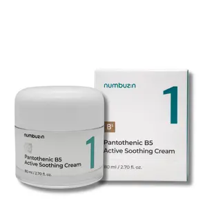 numbuzin No.1 Pantothenic B5 Active Soothing Cream 2.70 fl.oz – Sebum Control & Skin Relief for Sensitive Skin Korean Daily
