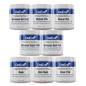 DeEnti Professional Acrylic Nail Powder 4 oz - Smooth, Consistent, Salon Quality Acrylic Powder Dip for Manicure, Nail Art, Fake Nails, Nail Carving