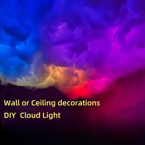Lightning Cloud LED Lamp - Battery-Free, Polyester Fiber, Perfect for Holiday Parties & Decorations-78