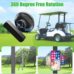 Magnetic Golf Cart Phone Holder, Car Phone Mount, Compatible with Magsafe, iPhone 17 Pro Max, Air, 16, 15, 14, 13, 12 Series, Ezgo, Yamaha, Clubcar, Cell Phone Car Mount