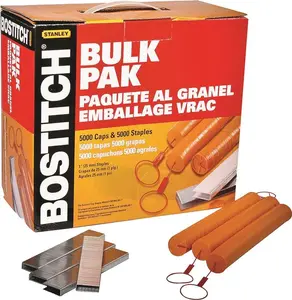 Stanley-Bostitch 1423433 Stanley CAPPAK-5M Cap Staple, 0.31 in. - 1 in Leg, 18 ga, Cap Stapling, Diamond Point, 18Ga Wire