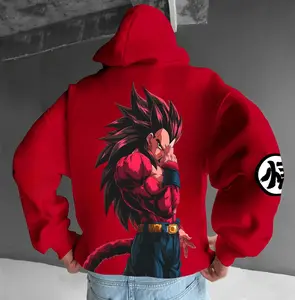 Unisex Oversized Dragon Ball #Gokuuu Saiyan Anime Print Hoodie, Graphic Anime T-shirt, Sweatshirt, Hoodie, Trending shirt, Gift for fan