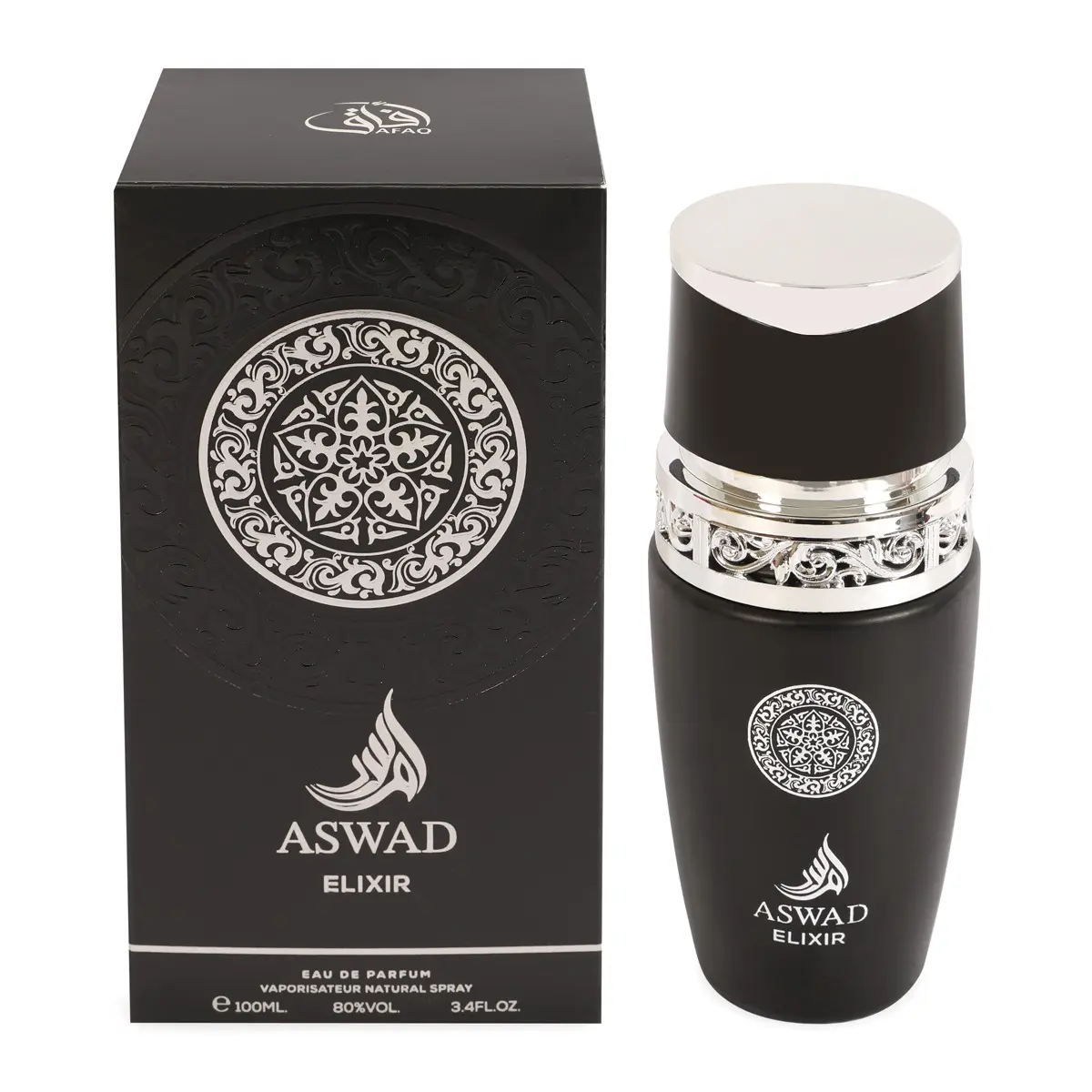 Aswad Elixir Eau De Parfum 100ml Luxury Arabian Perfume Long Lasting Intense Fragrance Spray for Me