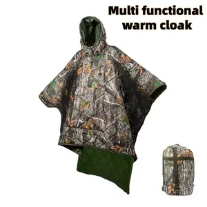 Outdoor Camping Sleeping Bag, Four-In-One Ultra-Light Wearable Blanket, Suitable for Three Seasons, Single Person Design, Ideal for Outdoor Adventures, Outdoor Survival Supplies