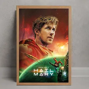 PROJECT HAIL MARY Movie Poster, Wall Art Decor, Room Decoration