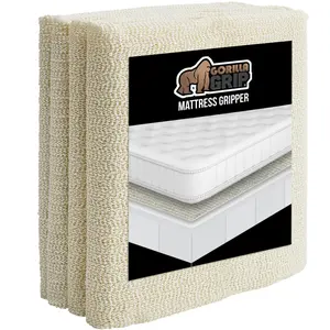 Gorilla Grip Non Slip Mattress Gripper, Prevents Mattresses from Sliding and Holds Bed in Place, Pad Grips Beds, Sofa, Couch, Chair Cushions and Helps Keep Topper from Slipping, Easy Trim Pads