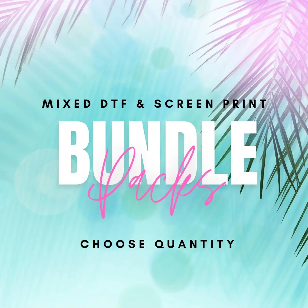 Shirt Transfer Bundle Pack DTF & Screen Prints