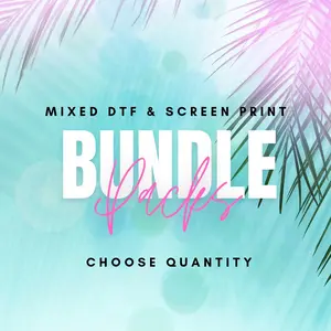 Shirt Transfer Bundle Pack DTF & Screen Prints Shirt Transfer Bundle Pack DTF & Screen Prints