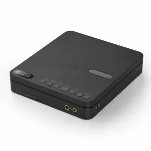 SHANLING EC Play Portable HiFi CD Player,USB DAC,CS43198 DAC+Dual SGM8262,384kHz/32bit,DSD256,Two-Way Bluetooth 6.0, LDAC,Up to 700mW@32Ω Output,3.5mm+4.4mm Headphone Output,Coaxial,1.12-in Screen