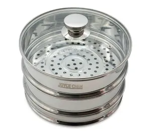 Joyce Chen 2-Tier Stainless Steel Steamer, 10-inch
