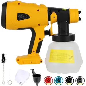 Sprayer Gun for 20V Max Battery,Sprayer Gun,Spray Gun with 1000ml Large Container, for Cabinets, Fence,, DIY Works(Battery Not Included)
