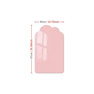Magnetic Whiteboard Wall Sticker, Self-Adhesive Erasable Whiteboard, Removable Reusable Writing Board, Portable Wipeable Board, Ideal for Home Office School, 15.75x26.38 Inch