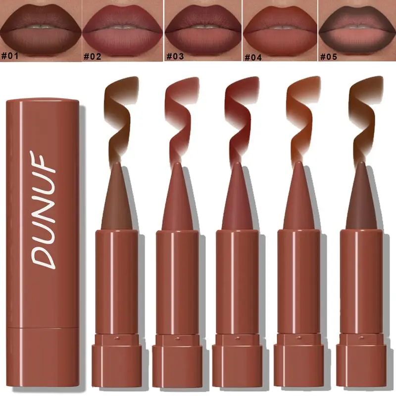 Velvety Matte Lipstick Set Long Lasting Makeup Non Drying Lip Glossy Waterproof Smudgeproof Easy To Apply Suitable For Beginners Cosmetic Gift DealsForYouDays