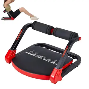 Sit Up Exercise Equipment, Ab Workout Equipment with 4 Adjustable Resistance, Ab Trainer for Stomach Workout with 330 LBS Weight Capacity, Foldable Ab Crunch Machine for Home Gym