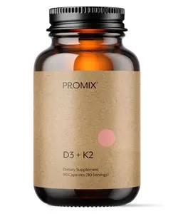 ProMix Nutrition Vitamin D3 K2 5000iu Supplement | MK4 & MK7 | Soy & Gluten Free - 90 Count Capsule