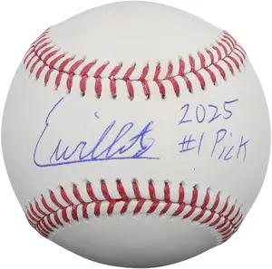 Eli Willitis Washington Nationals Autographed Baseball with "2025 1st Overall Pick" Inscription - Fanatics Authentic Certified