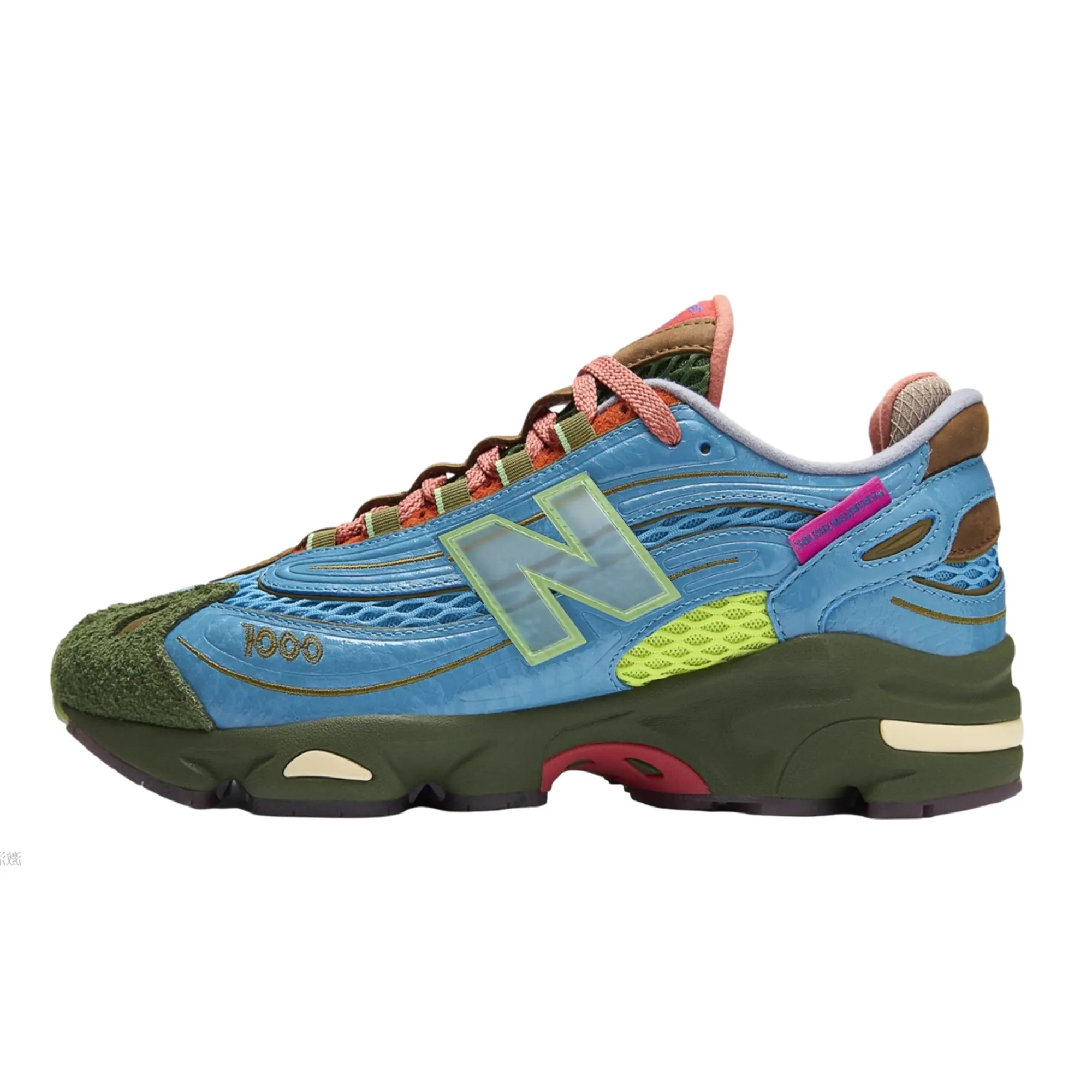 New Balance Salehe Bembury x 1000 'Fog Be The Cloud' Athletic Trainer, Men's Sports Footwear, Running Shoe, Fashion Sneaker