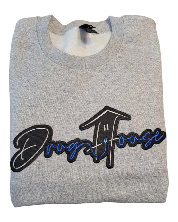 DrugHouse Embroidery Patch Sweatshirt