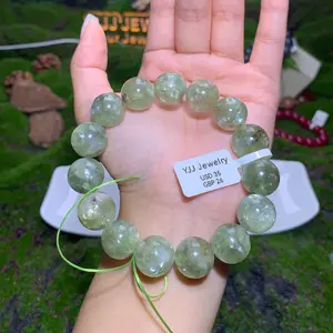 【Green Muscovite】(Random shipping)Green Muscovite Bracelet Stylish Handcrafted Design and Perfect Anniversary Gift Faith Wear Jewelry Trendy Jewellery Accessories