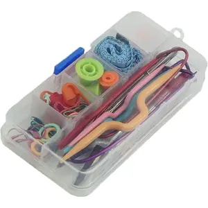 Dxhycc New Basic Knitting Tools Accessories Supplies with Case Knit Kit Lots