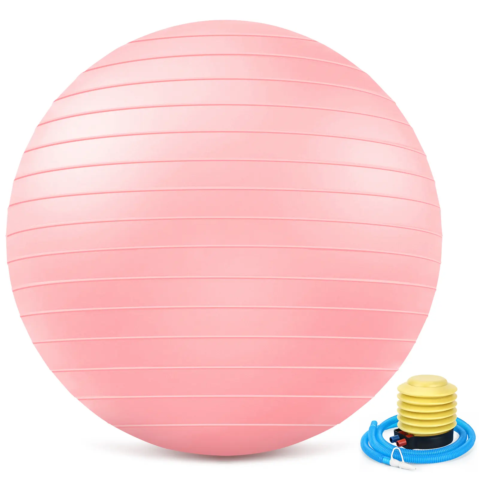 Anti Burst Exercise Ball, Yoga Ball Suitable for Pilates, Core Training and Balance, Birthing Ball for Workout Pregnancy Stability, Pump Included, 3 Sizes
