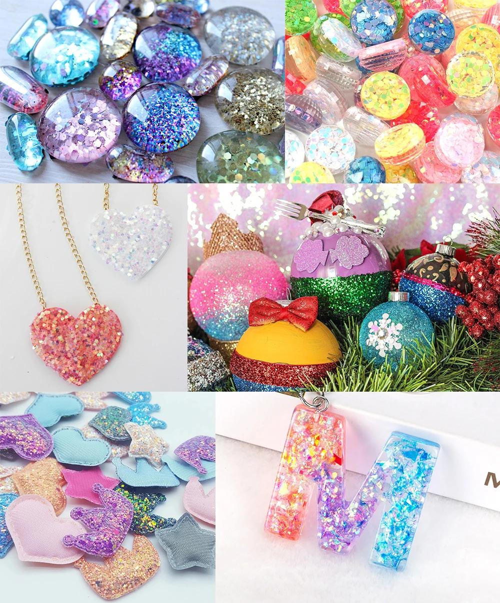 US Warehouses 15pcs in Box Resin Rhinestones for Cloth Holiday Nails Face Hair Tumbler  Different Sizes Resin Rhinestones