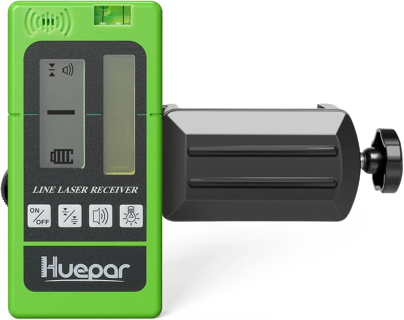 Huepar LR-5RG Pulsing Line Lasers Detector - Laser Leveler Tool Accessory for Huepar Level, Green and Red Beam, 2-Sided Backlit Display, Accurate Detection, Automatic Shut-Off Timer, Diy Projects