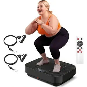 Exercise Machine, Fitness Vibrating Lymphatic Drainage Full Body Workout Shaker For Weight Loss, Fat Burner Stand Shake Board, Exercise Machine At Home Bedroom For Fitness, Toning, Sculpting,Loss Weight& Recovery,Featuring A 330 Lbs Capacity,Vibrate Fitne