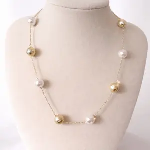 Collar de perlas elegante look sofisticado