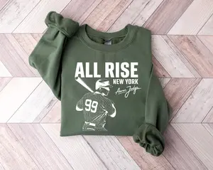 All Rise Baseball Sweatshirt, New York Baseball Team Sweater, New York Baseball Tee, Baseball Fan Apparel, Gift for Baseball Lovers