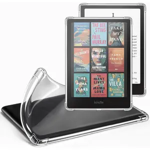 Clear Case for All-New Kindle Paperwhite 12th Gen 2024 (7") & Kindle Colorsoft Signature Edition (7") - Lightweight, Scratch-Proof Silicone Back Cover, Clear