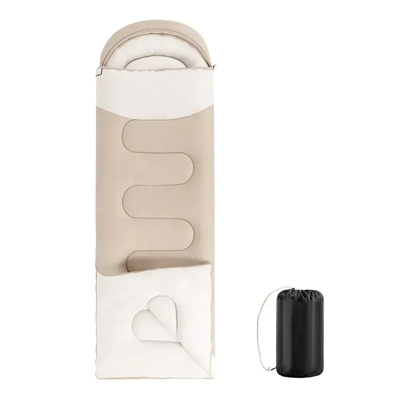 Ultralight Portable Sleeping Bag with Attached Pillow, Soft & Comfortable for Camping, Office Rest