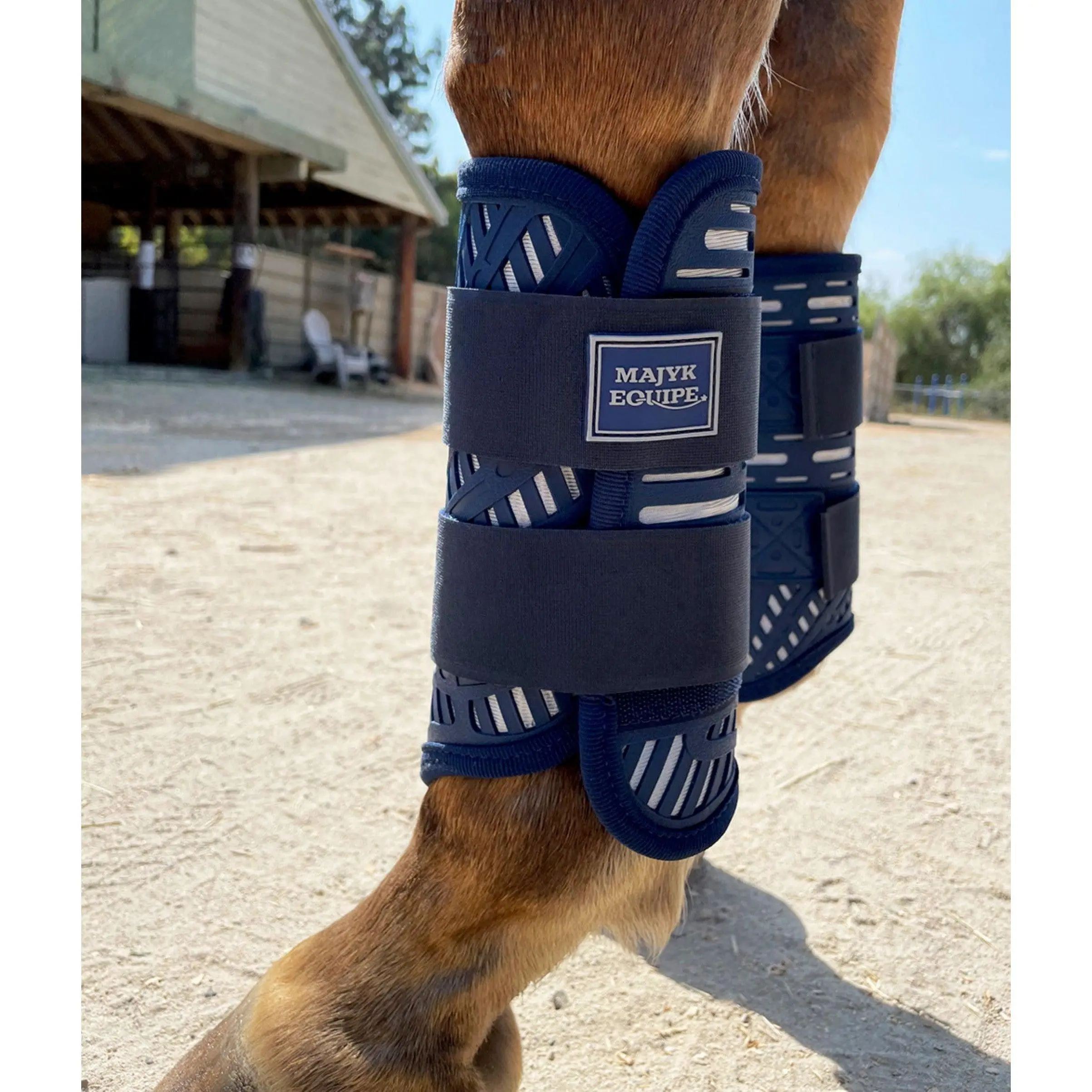 Limited Edition! XC Elite Front and Hind Set in Navy/Silver