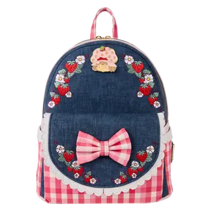 Strawberry Shortcake Denim Gingham Mini Backpack