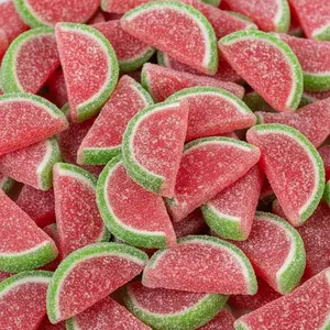 Fruit Slices Candy Soft Chewy Fruity Gummies Sweet Sour Snack Assorted Flavors