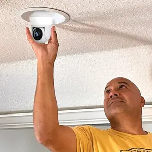 SIGHT BULB PRO MOTION DETECTING 360 DEGREE INDOOR/OUTDOOR WIFI HOME SECURITY CAMERA WITH  LIGHT SUPPORTS MICROSD MEMORY CARDS UP 128 GB Micro SD