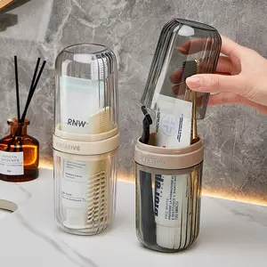 Premium Portable Electric Toothbrush Cup Set with Foldable Holder and Case – 3 in 1 Oral Care Kit for Travel and Bathroom Essentials