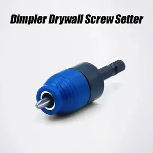 SnapFixMate Adjustable Drywall Screw Setter with Magnetic Quick Release – Depth Control Tool for 1/2" & 5/8" Plasterboard – Prevent Dimples & Breakthrough – Screwdriver Attachment for Dewalt, Makita Drill