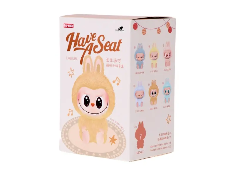 Pop Mart Labubu The Monsters Have a Seat Vinyl Plush Single Blind Box, from StockX