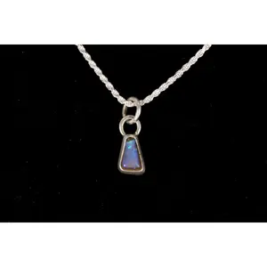 Australian Boulder Opal With A Beautiful Blue Flash