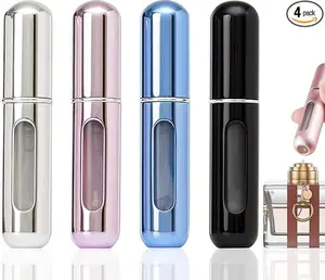 5ml Refillable Travel Perfume Atomizer Spray Bottle, Portable Bottom Filling Perfume Bottle