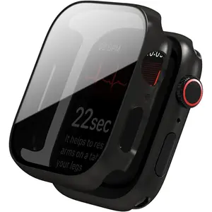 2 Pcs Anti-peep Privacy Watch Screen Protector, Hard PC Durable Watch Screen Protective Film, Smartwatch Accessories for Apple Watch Series 9/8/7/6/5/4/SE/SE2/Ultra/Ultra