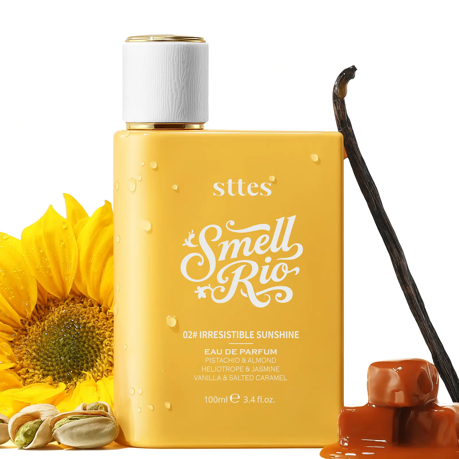 Sttes Perfume 02 Irresistible - Perfume for Women - Pistachio, Vanilla & Salted Caramel Eau de Parfum 100ml Sttes Perfume 02 Irresistible - Perfume for Women - Pistachio, Vanilla & Salted Caramel Eau de Parfum 100ml