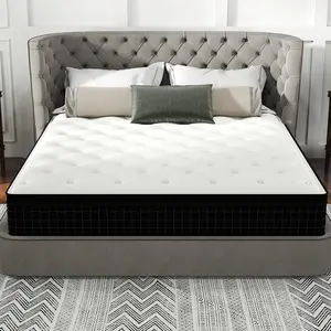 MULINATURE 12/14 inch Queen Size Mattress Twin Full King Size Gel Memory Foam Hybrid Spring Mattress Medium Firm Luxury Ergonomic Bed In A Box