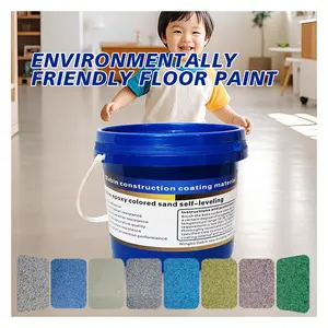 DIY Epoxy Garage Floor，New Marble Epoxy floor coating,ultra-large capacity Epoxy Colored Sand Floor Paint, High Gloss Marble Effect Garage Self-Leveling Coating, Waterproof and Non-Slip